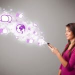 young girls in social media